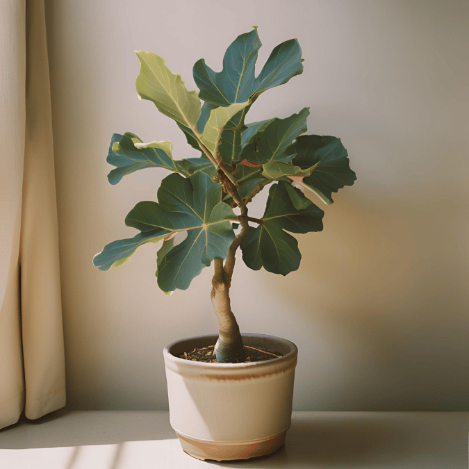fig tree in pot